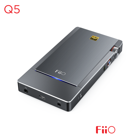 FiiO Q5 Flagship DAC / Amp med Dual DAC, USB / Optisk / Koaxial / Linje in