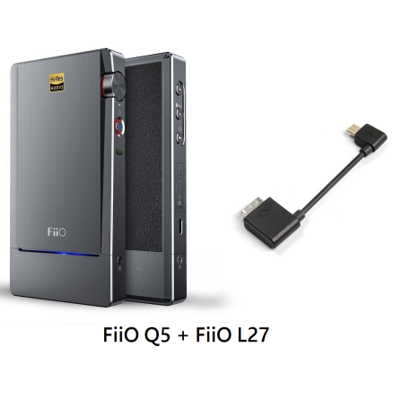 FiiO Q5 + FiiO L27 Sony Kompatibel kabel (Bundle)