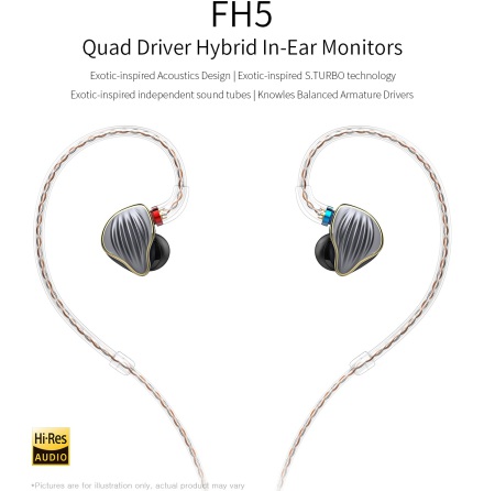 FiiO FH5 Quad-Driver Hybrid in-ear h�rlurar
